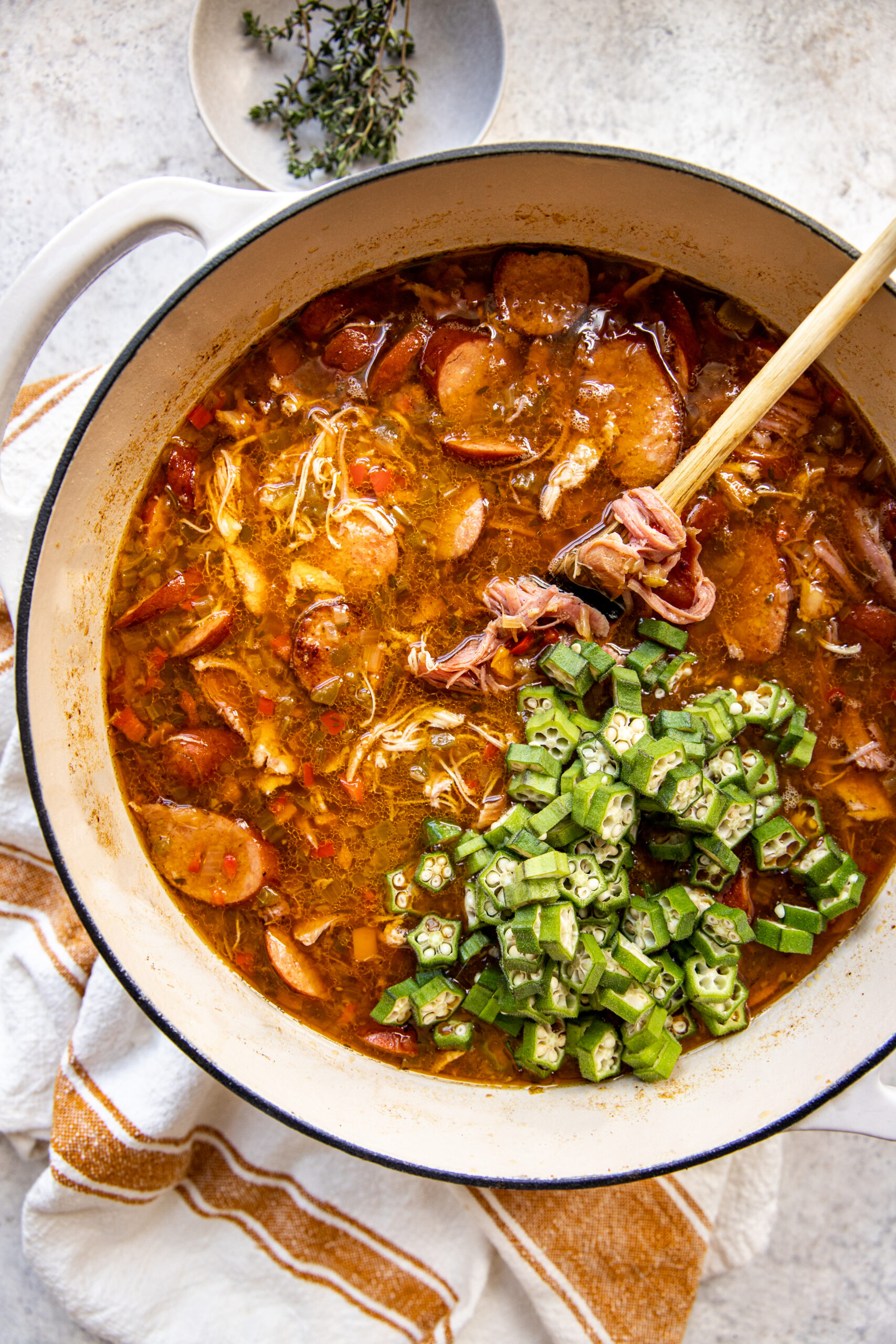 The Best Chicken And Sausage Gumbo Butter Love Salt The Best Chicken And Sausage Gumbo Butter Love Salt