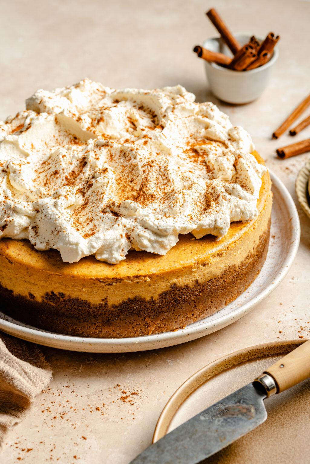 Easy Pumpkin Cheesecake Recipe - Butter Love & Salt