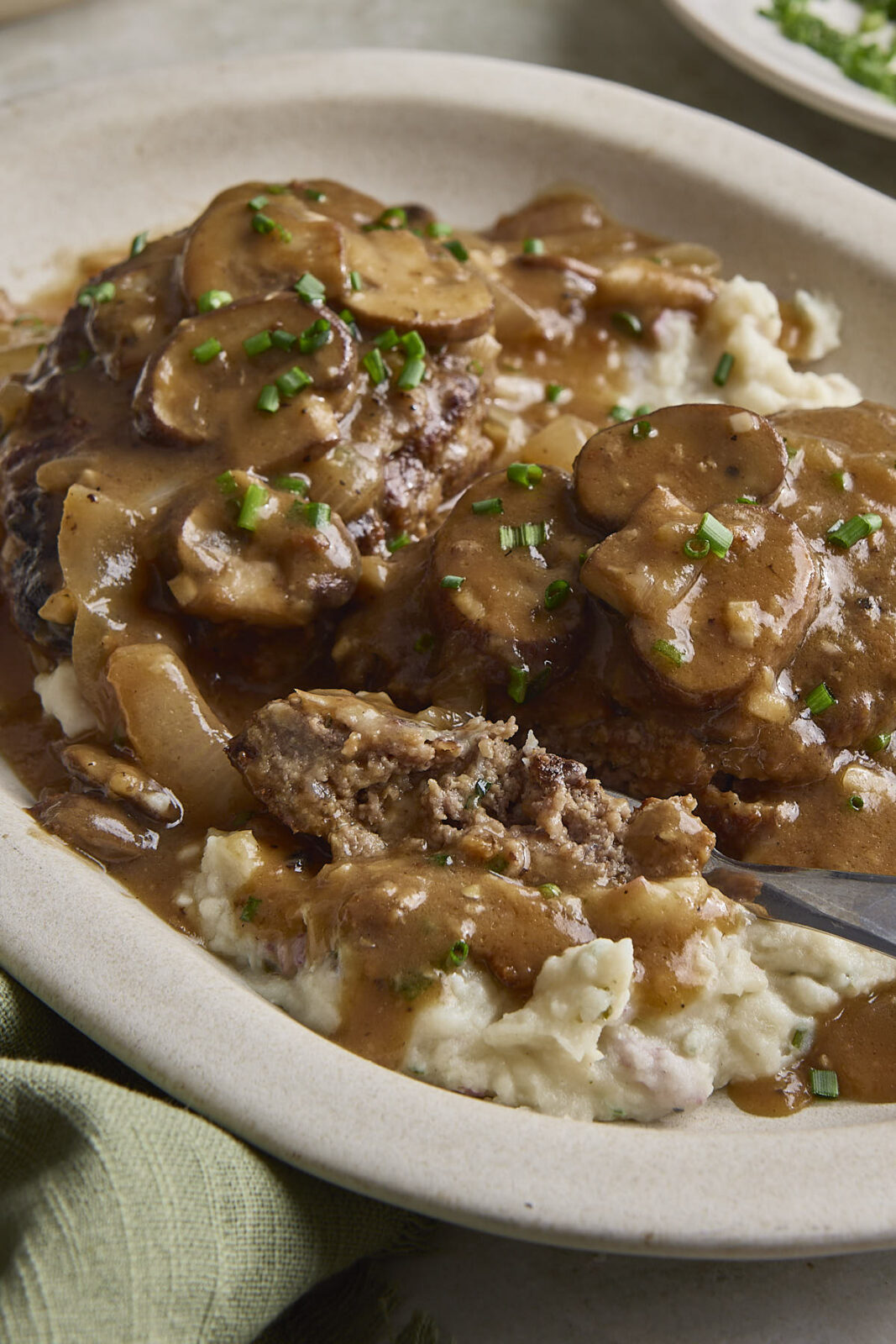 Homemade Salisbury Steak Recipe with Mushroom Gravy - Butter Love &amp; Salt