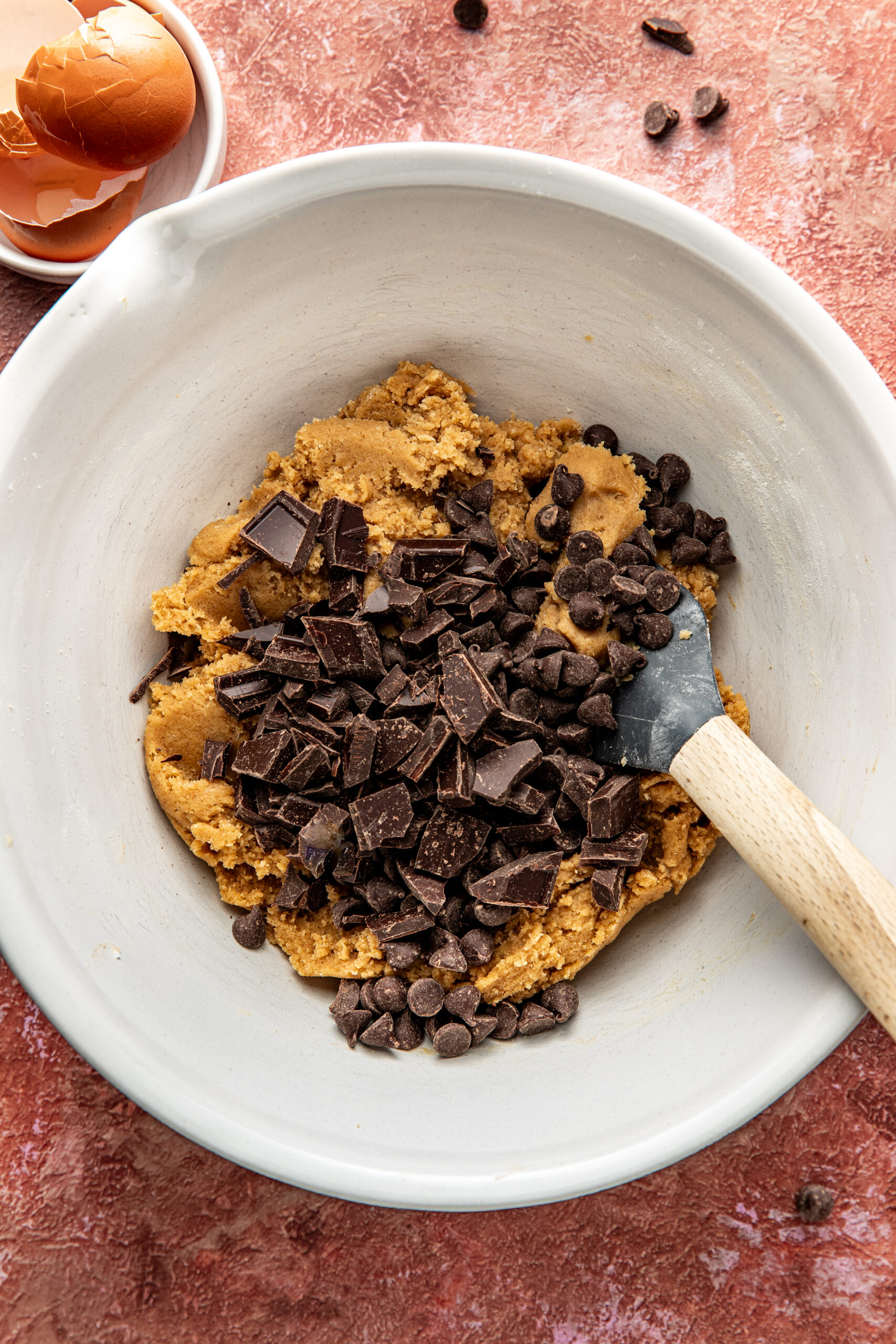 chocolate added cookie dough