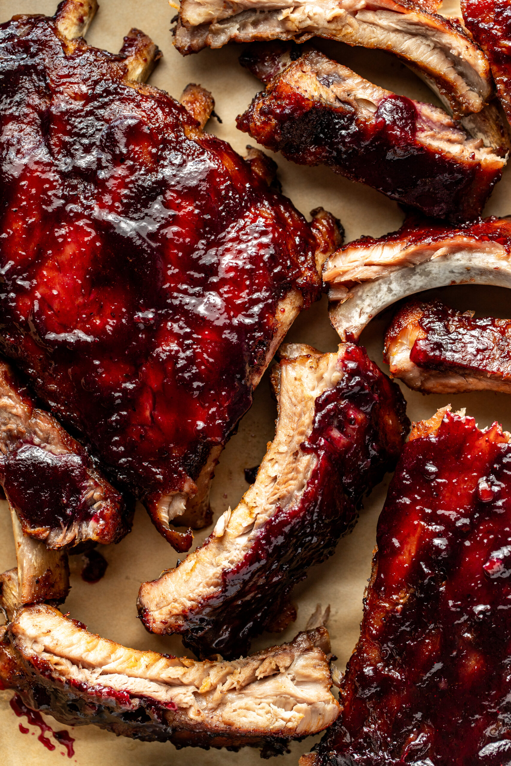 blueberry bbq sauce ribs 