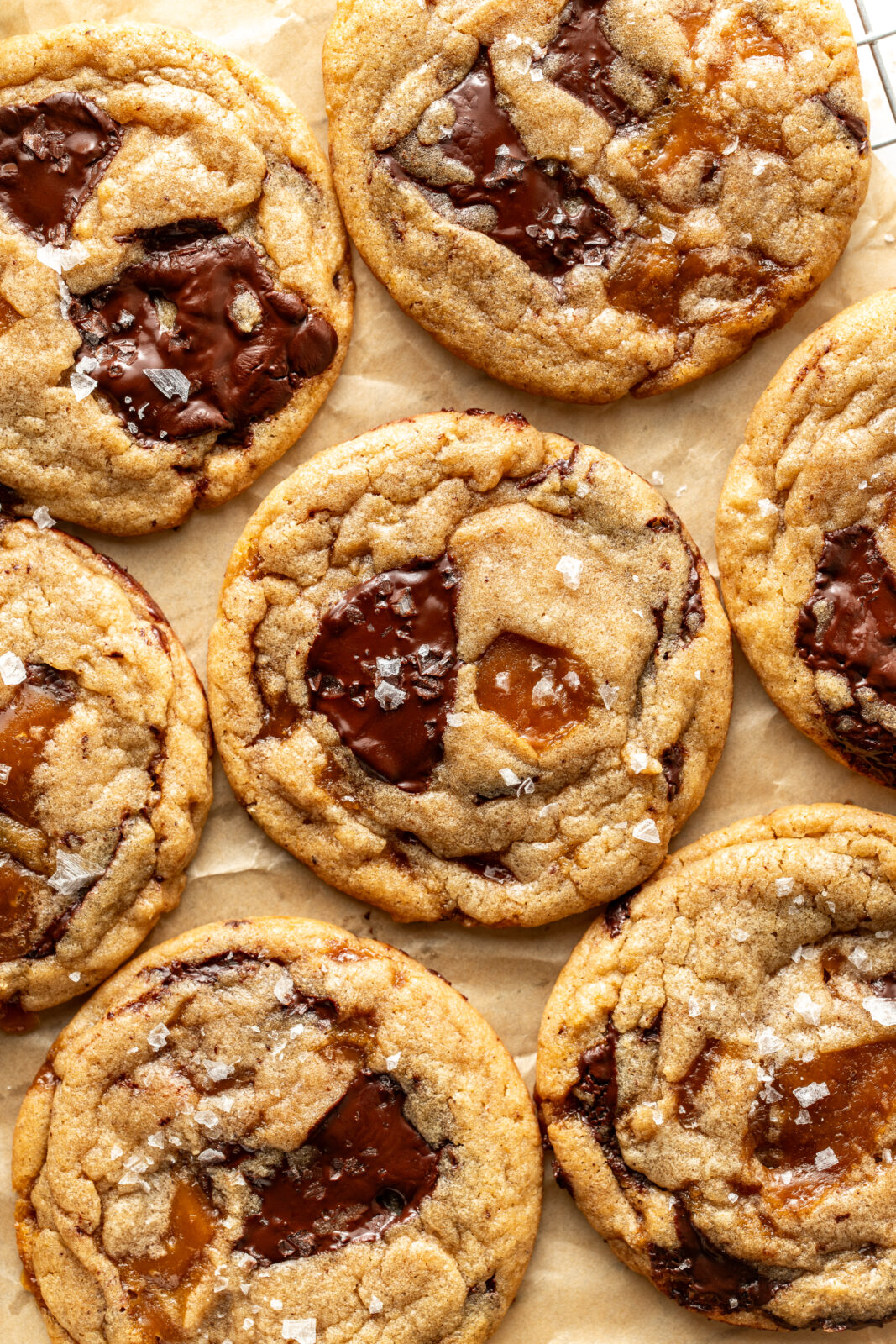 cookies on a baking sheet