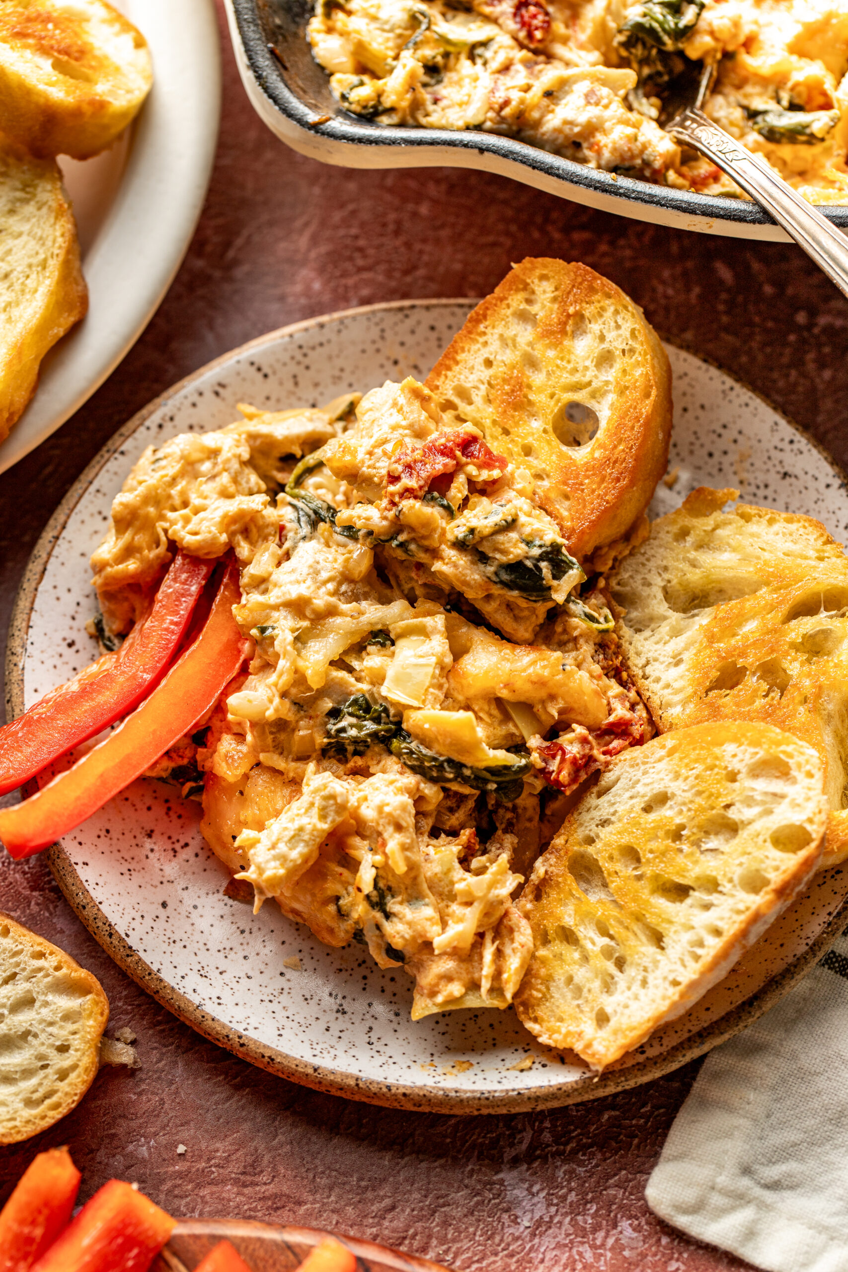 marry me chicken served on a plate