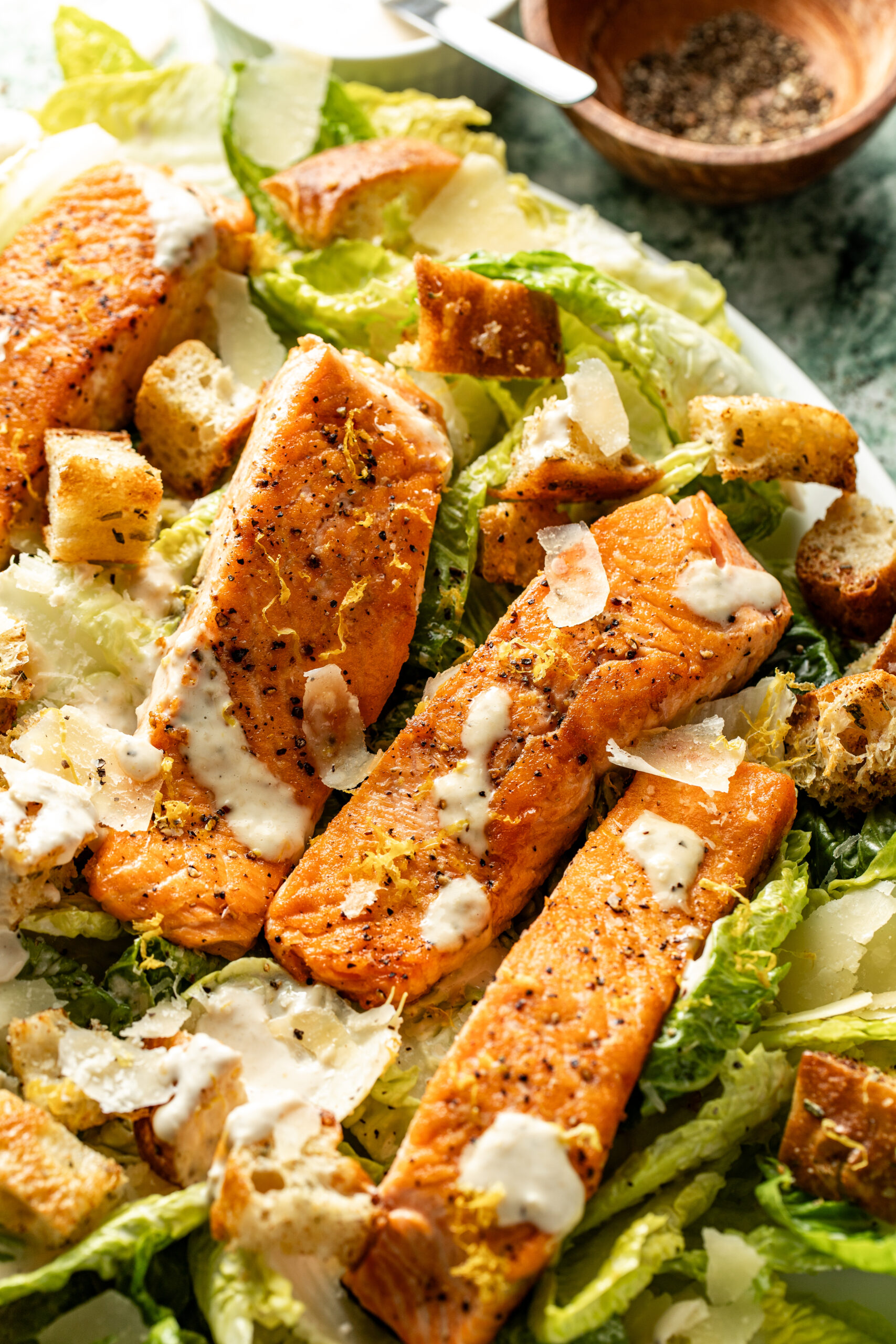 salmon caesar