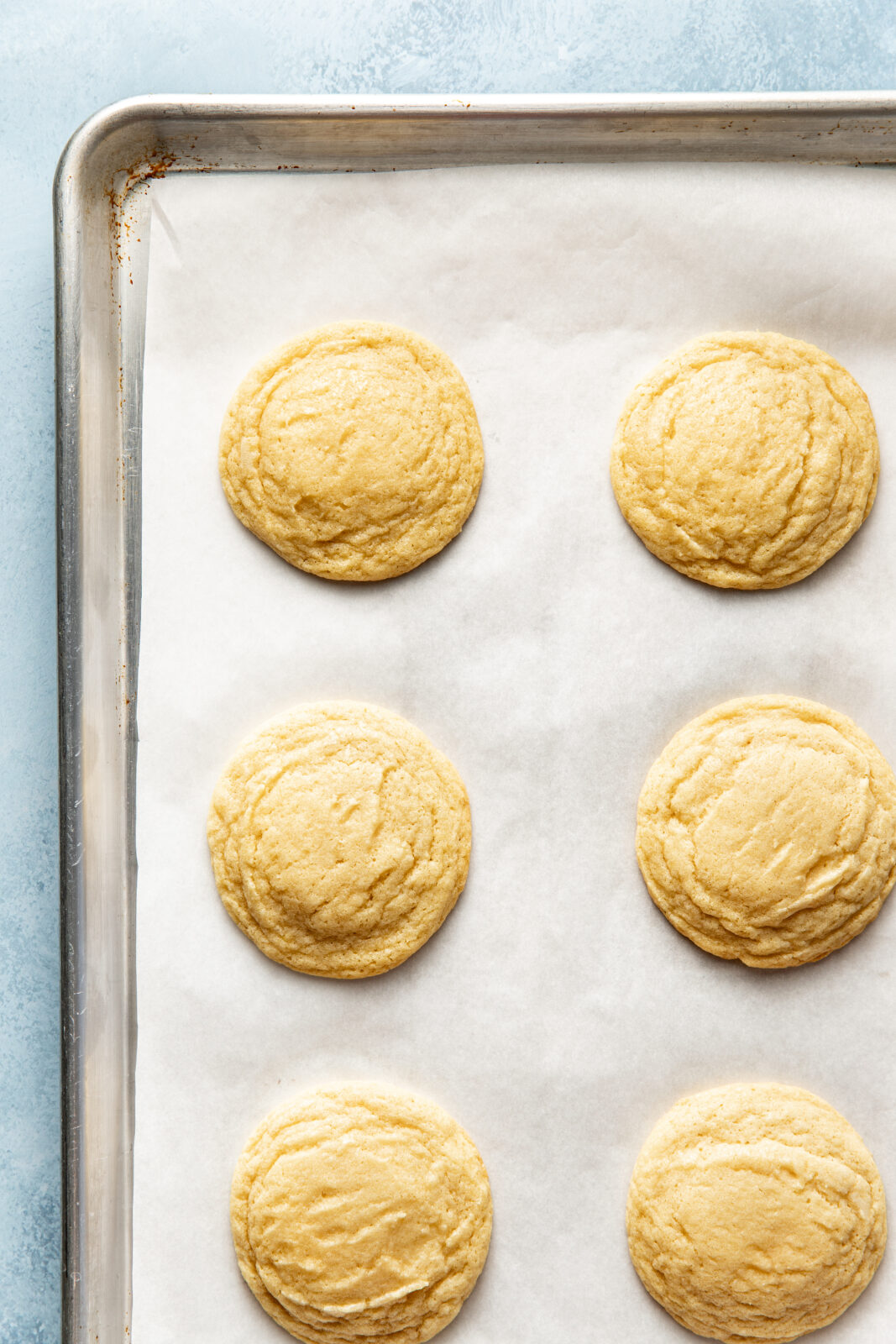 Baked sugar cookies