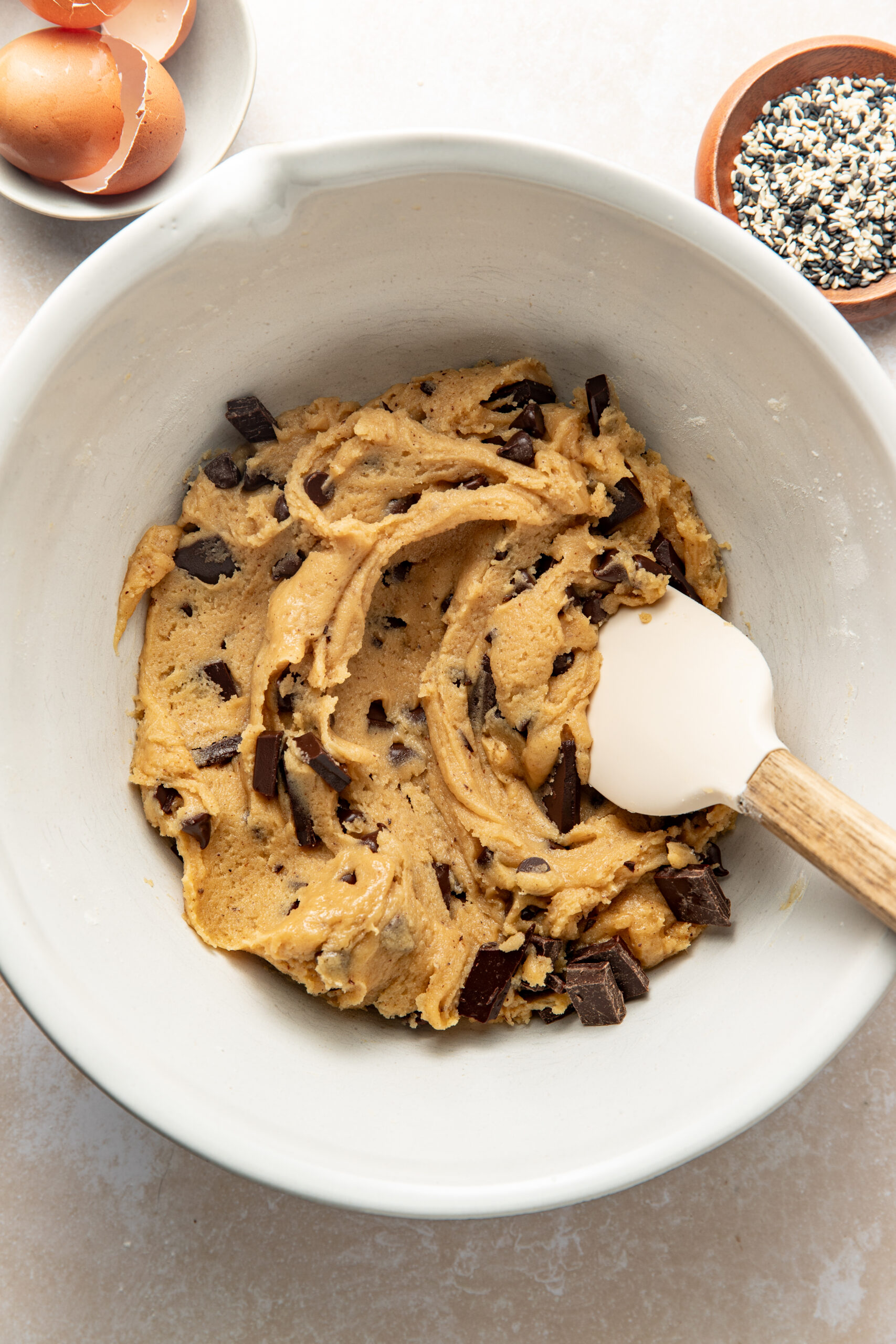 dough in a bowl