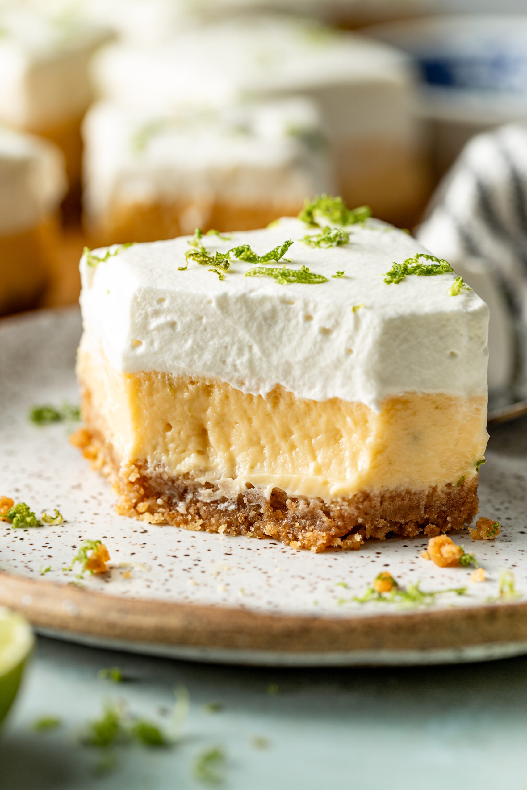 Key lime pie bars
