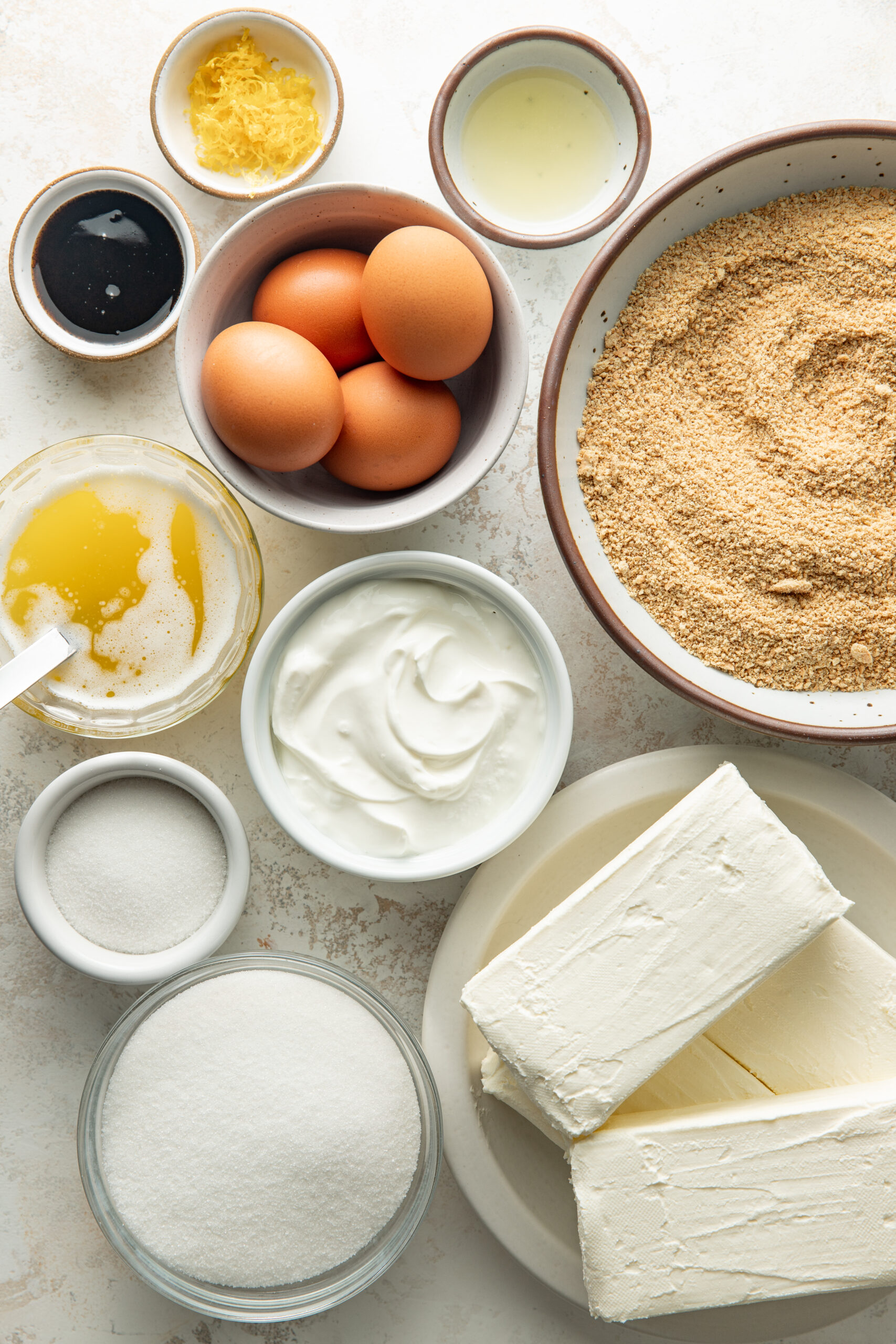 vanilla cheesecake ingredients