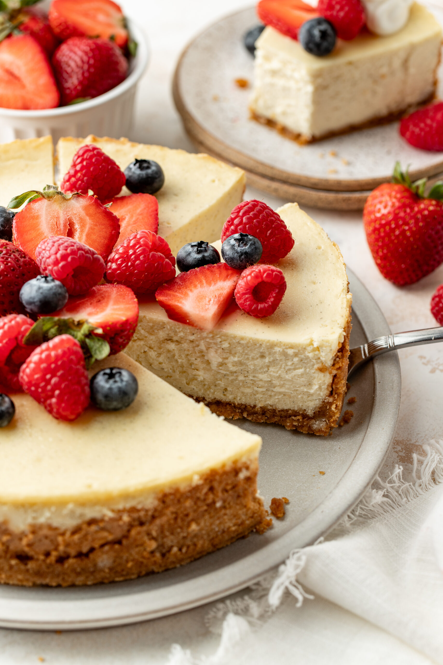 vanilla cheesecake
