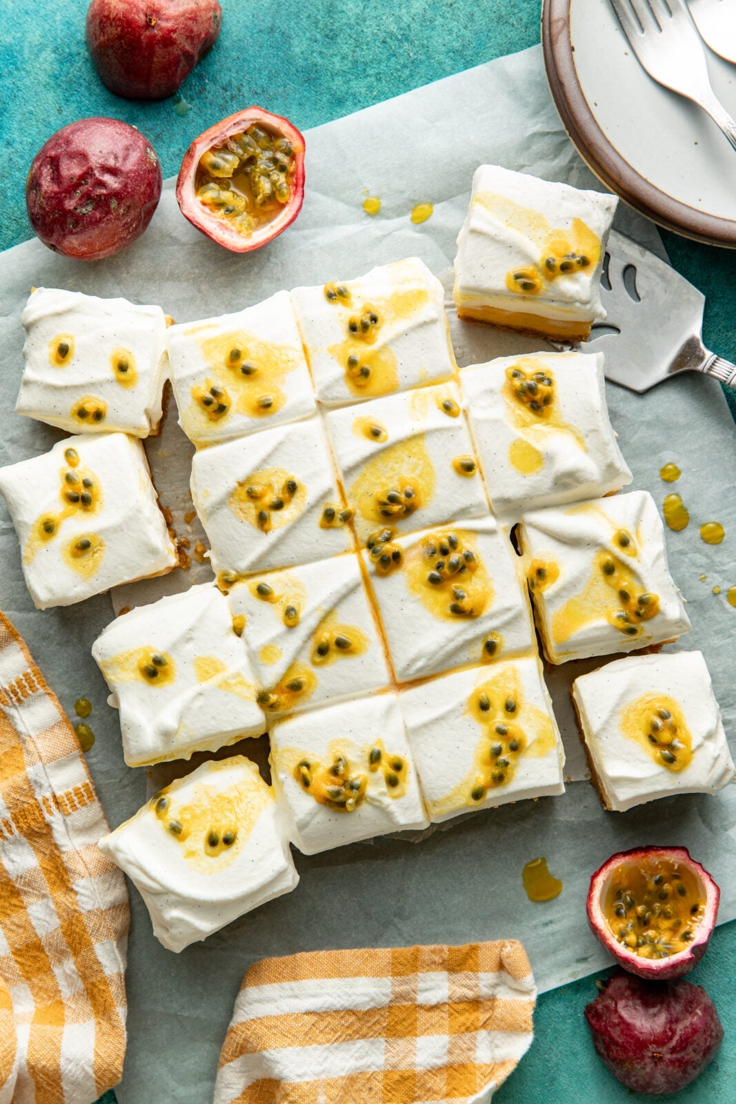 Passion fruit bars
